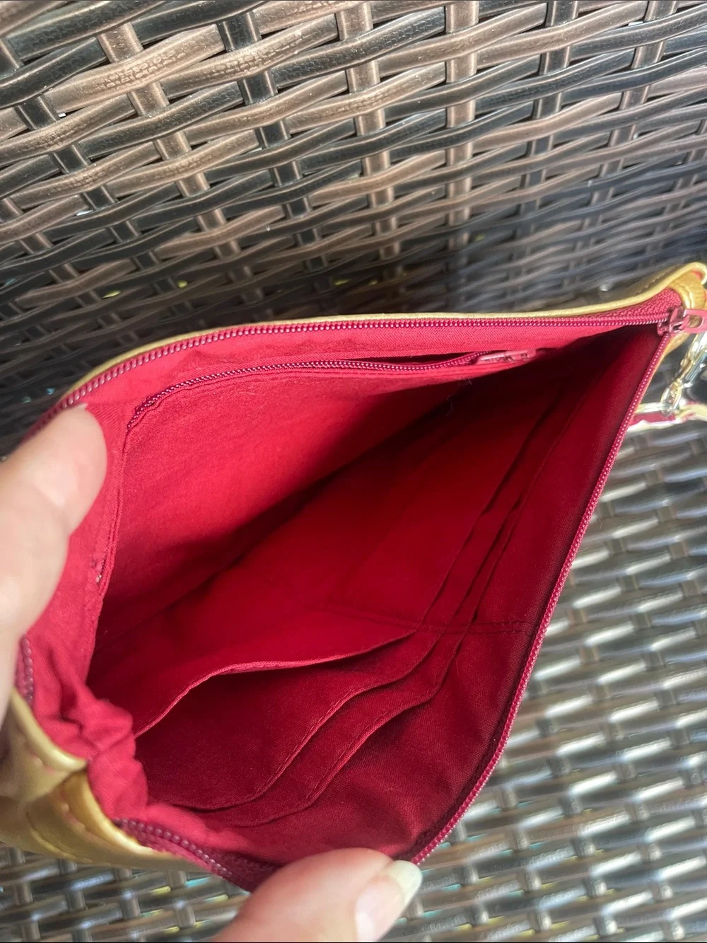Florida State Garnet and Gold Wristlet Clutch